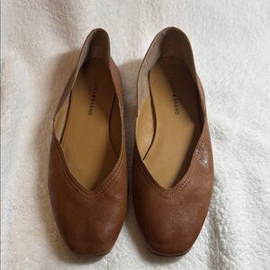 Lucky Brand Women's Tan Leather Loafers